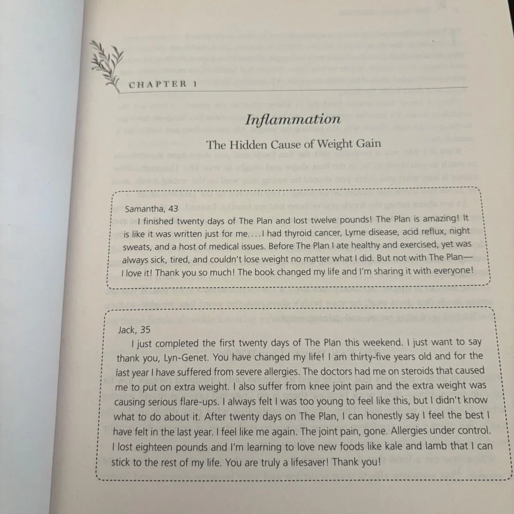 The‎ Plan Cookbook Lyn-Genet Recitas Anti-Inflammatory Recipes Weight Loss